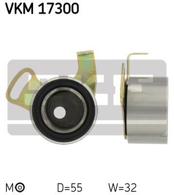 Galet tendeur de courroie de distribution (Galet tendeur de courroie crantée) SKF VKM 17300
